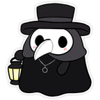 Kibakids - Plague Doctor Sticker