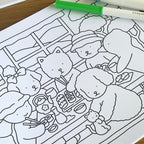 Kibakids - Day to Night Coloring Book