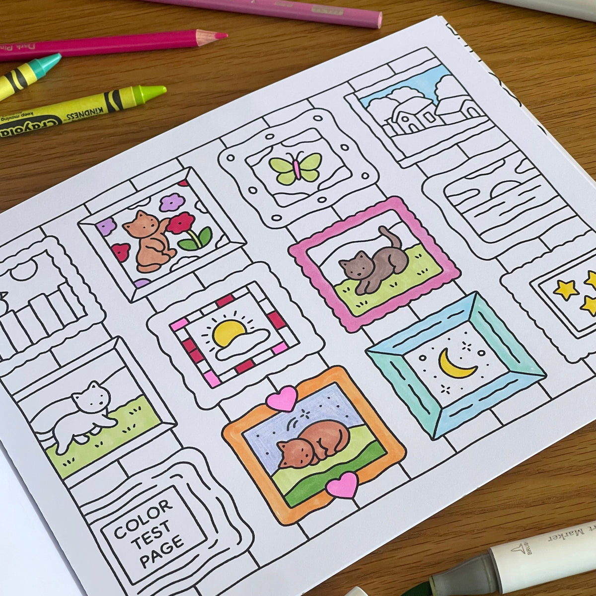 Kibakids - Day to Night Coloring Book
