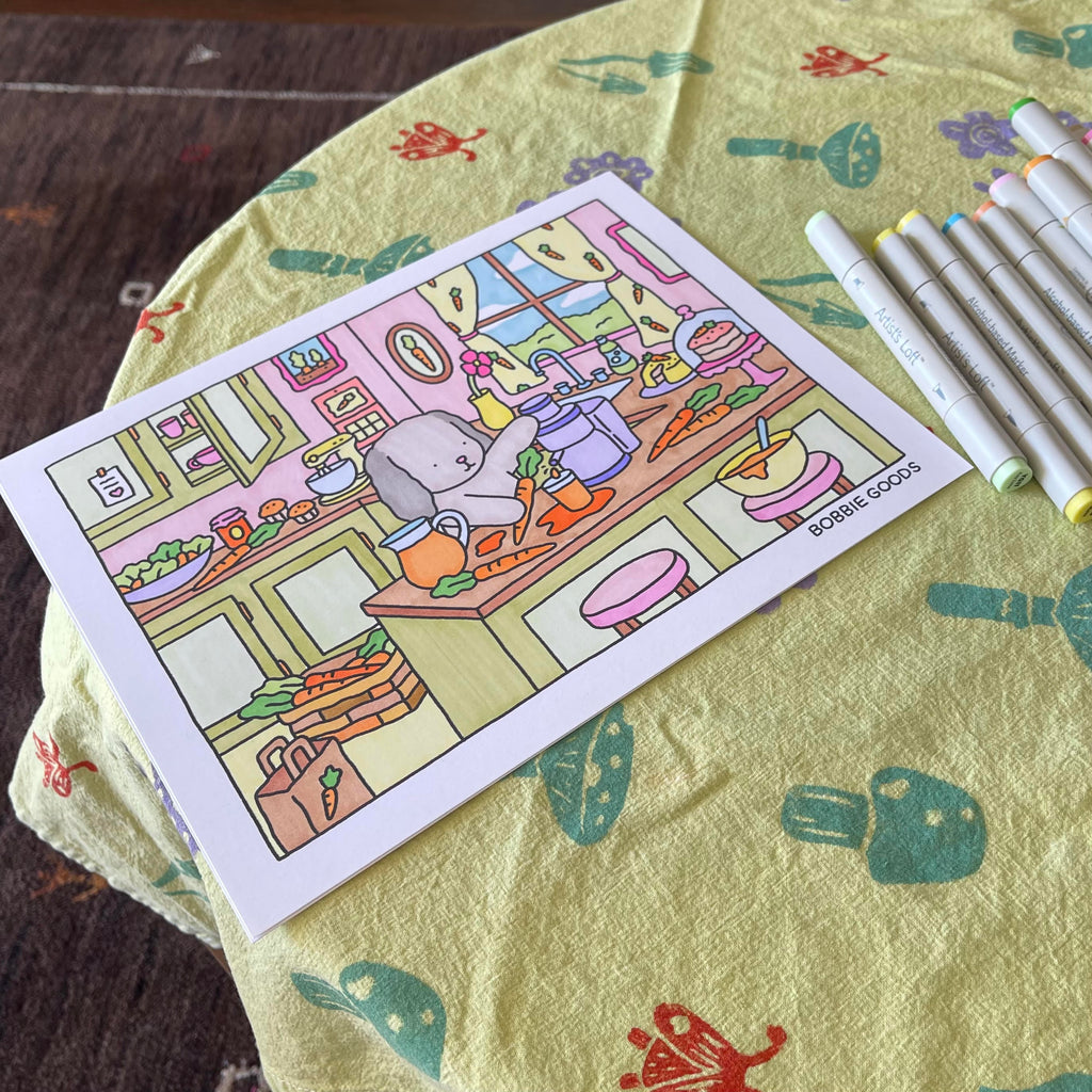 Kibakids - Digital Download • April Coloring Pages