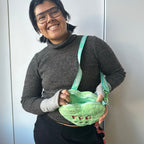 Kibakids - Kibakids Fuzzy Candy Heart POG Crossbody Bag