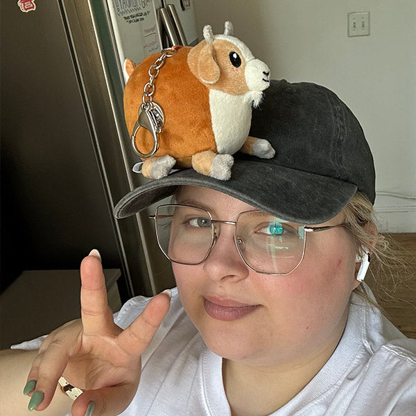 Kibakids - Micro Kibakids Baby Goat Keychain